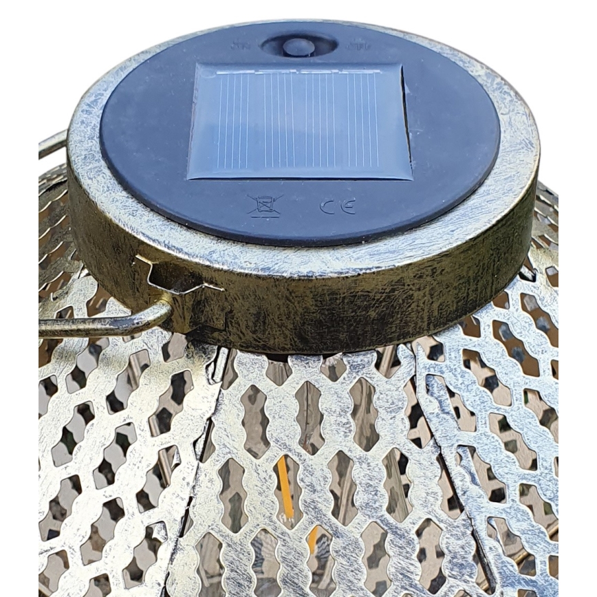 LED Solární svítidlo LAURA 1xE27/1,2V 300 mAh IP44