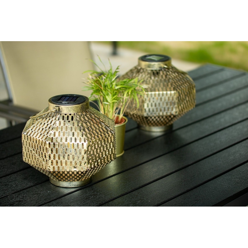 LED Solární svítidlo LAURA 1xE27/1,2V 300 mAh IP44