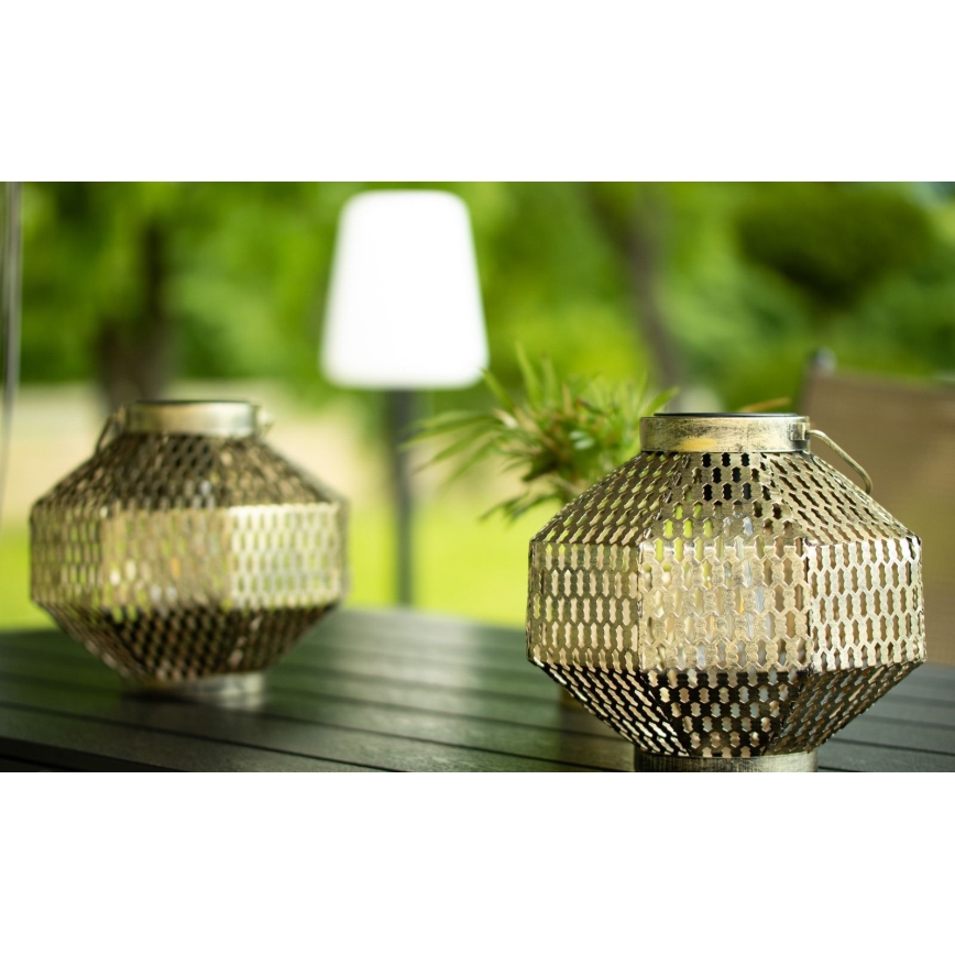 LED Solární svítidlo LAURA 1xE27/1,2V 300 mAh IP44
