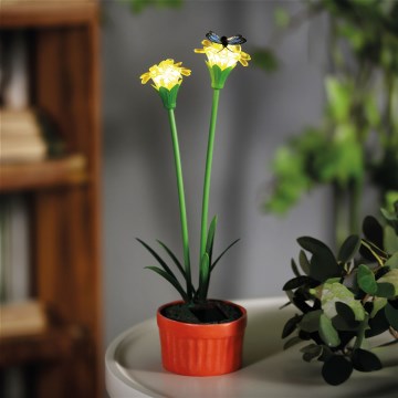 LED Solární svítidlo LED/1,2V 200 mAh IP44 květina