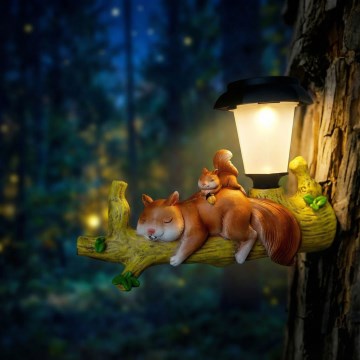 LED Solární svítidlo LED/1,2V 300 mAh IP44 veverka