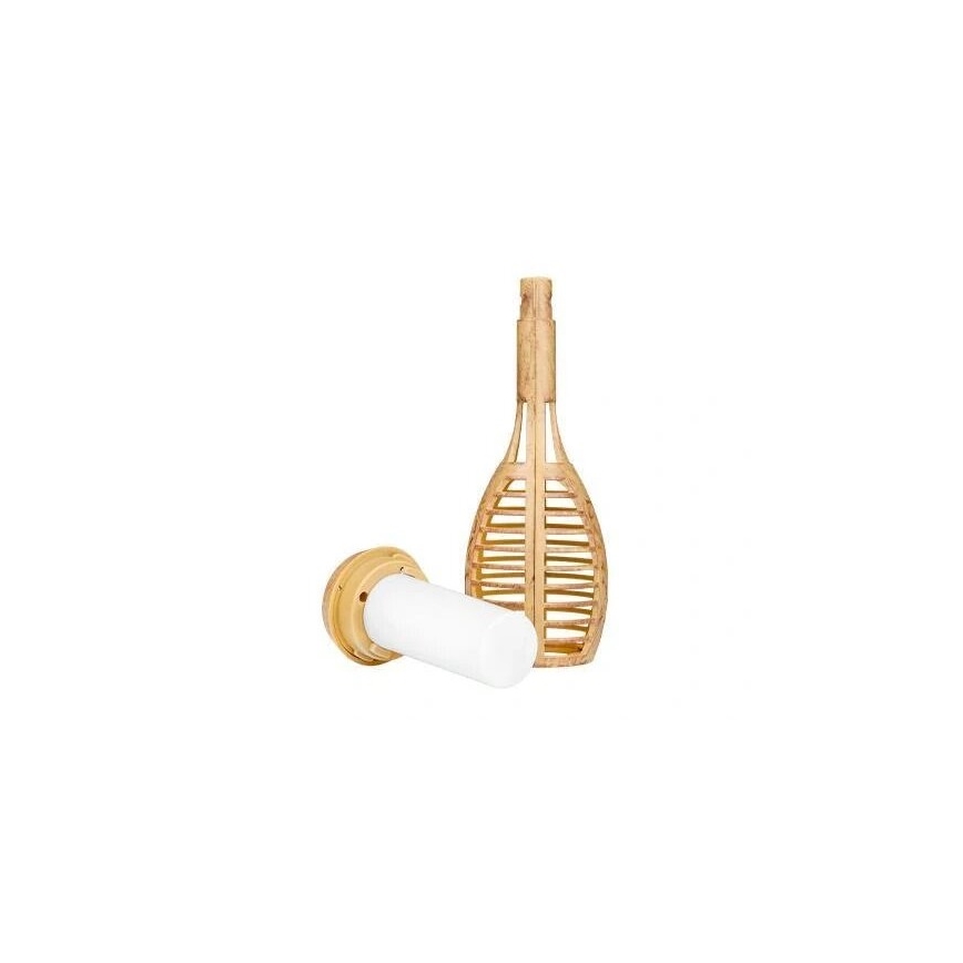 LED Solární svítidlo MINISPARK BAMBOO LED/1,8W/5,5V IP44 béžová