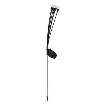 LED Solární svítidlo MULTI LED/0,06W/1,2V 150 mAh IP44 černá
