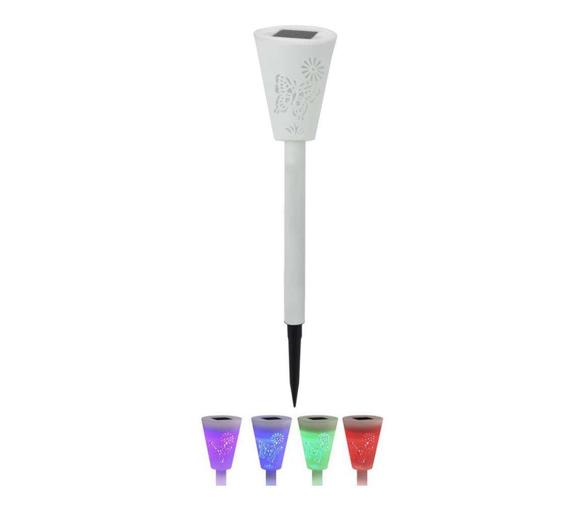 Polux LED Solární svítidlo PIANO RGB LED/1,2V IP44 SA1057