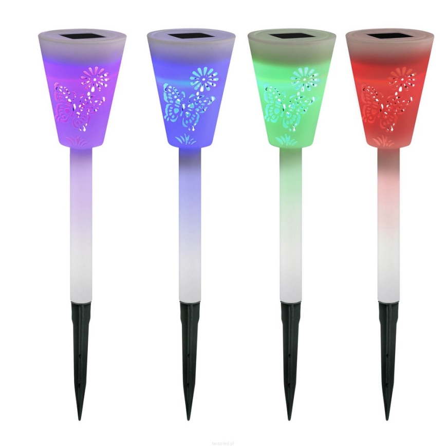 LED Solární svítidlo PIANO RGB LED/1,2V IP44