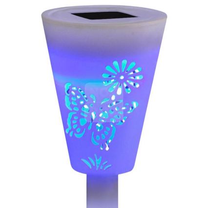 LED Solární svítidlo PIANO RGB LED/1,2V IP44