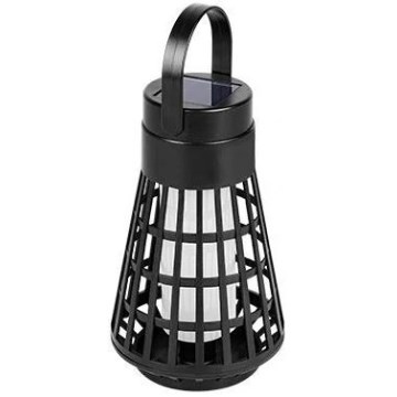 LED Solární svítidlo se senzorem 2v1 LED/1W/3,7V IP54 300 mAh černá