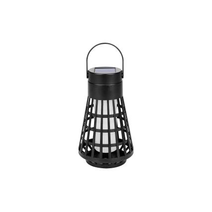 LED Solární svítidlo se senzorem 2v1 LED/1W/3,7V IP54 300 mAh černá