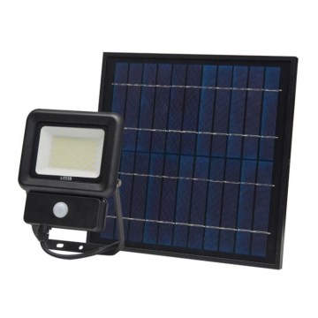 LED Solární svítidlo se senzorem LED/30W/3,7V 6500K IP65 6600 mAh