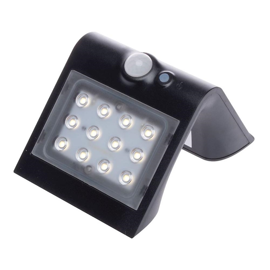 LED Solární svítidlo se senzorem pohybu a soumraku LED/1,5W/1200 mAh 3,7V IP65