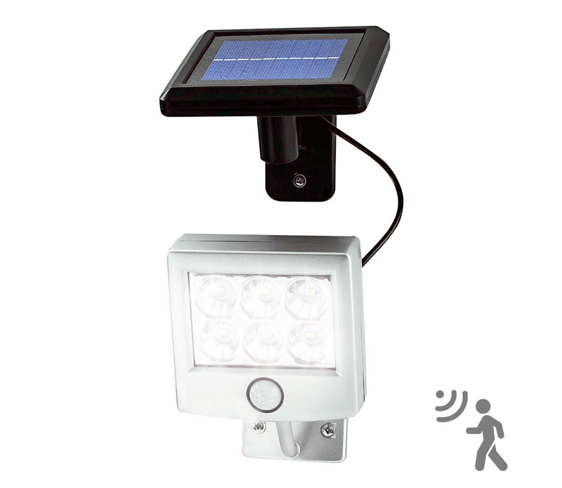 Polux LED Solární svítidlo se senzorem pohybu a soumraku LED/3xAA IP44 SA1509