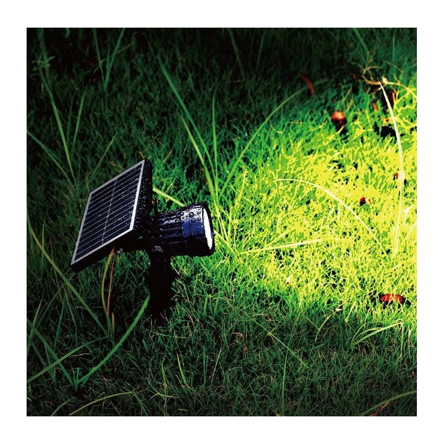 LED Solární svítidlo SPIKE LED/2W/5,5V IP65 3000K 1200 mAh