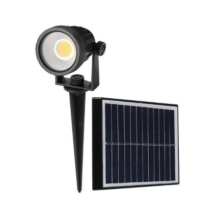LED Solární svítidlo SPIKE LED/2W/5,5V IP65 3000K 1200 mAh