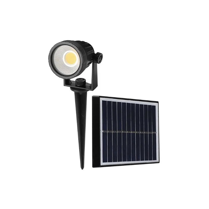 LED Solární svítidlo SPIKE LED/2W/5,5V IP65 3000K 1200 mAh