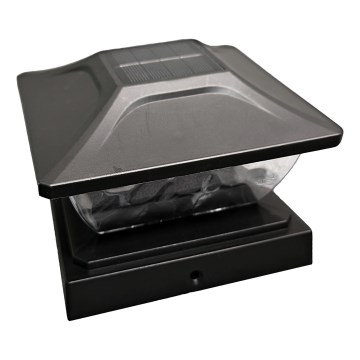 LED Solární svítidlo TOYA LED/4,5W/230V 3000/6500K 600 mAh IP44 černá