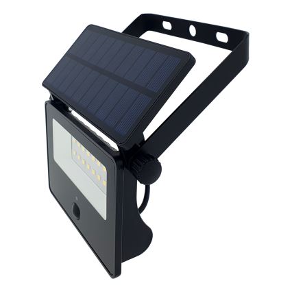 LED Solární venkovní reflektor se senzorem LED/2W/3,7V 4200K 1800 mAh IP44