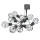 LED Solární venkovní řetěz 10xLED/1xAAA 3,8 m IP44