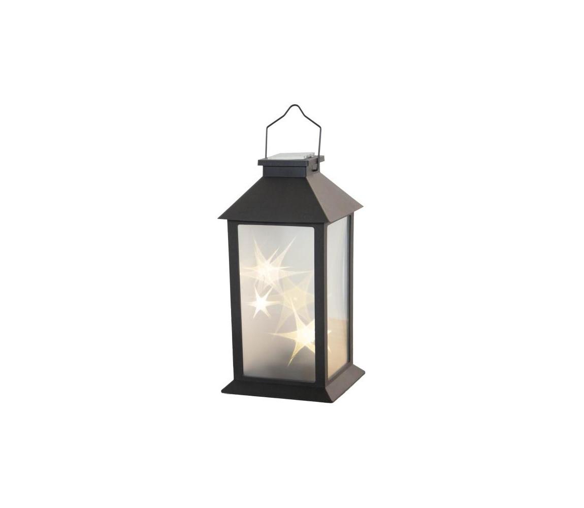 LED Solární závěsné svítidlo CANDELIO STAR LED/1xAA 2700K IP44 200 mAh 004499 Černá – Alasans