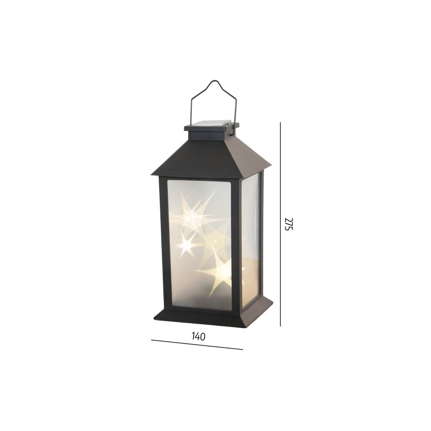 LED Solární závěsné svítidlo CANDELIO STAR LED/1xAA 2700K IP44 200 mAh