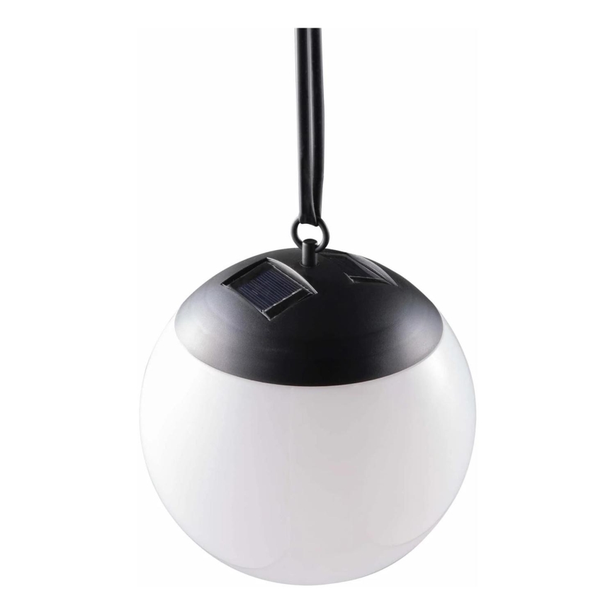 LED Solární závěsné svítidlo KIARA LED/1,2V 600 mAh IP44 černá