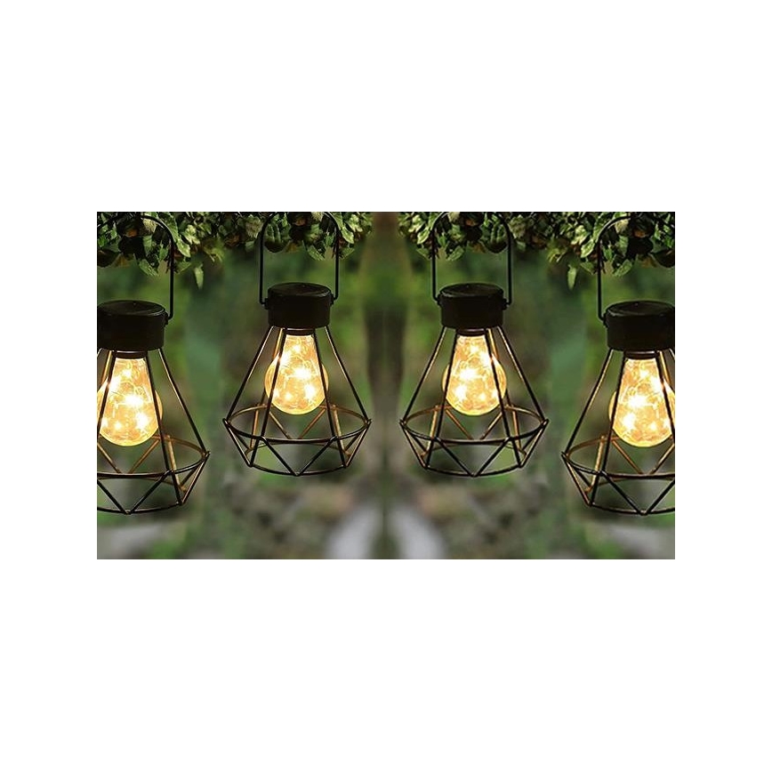 LED Solární závěsné svítidlo LED/0,1W/1,2V 600 mAh pr. 13 cm