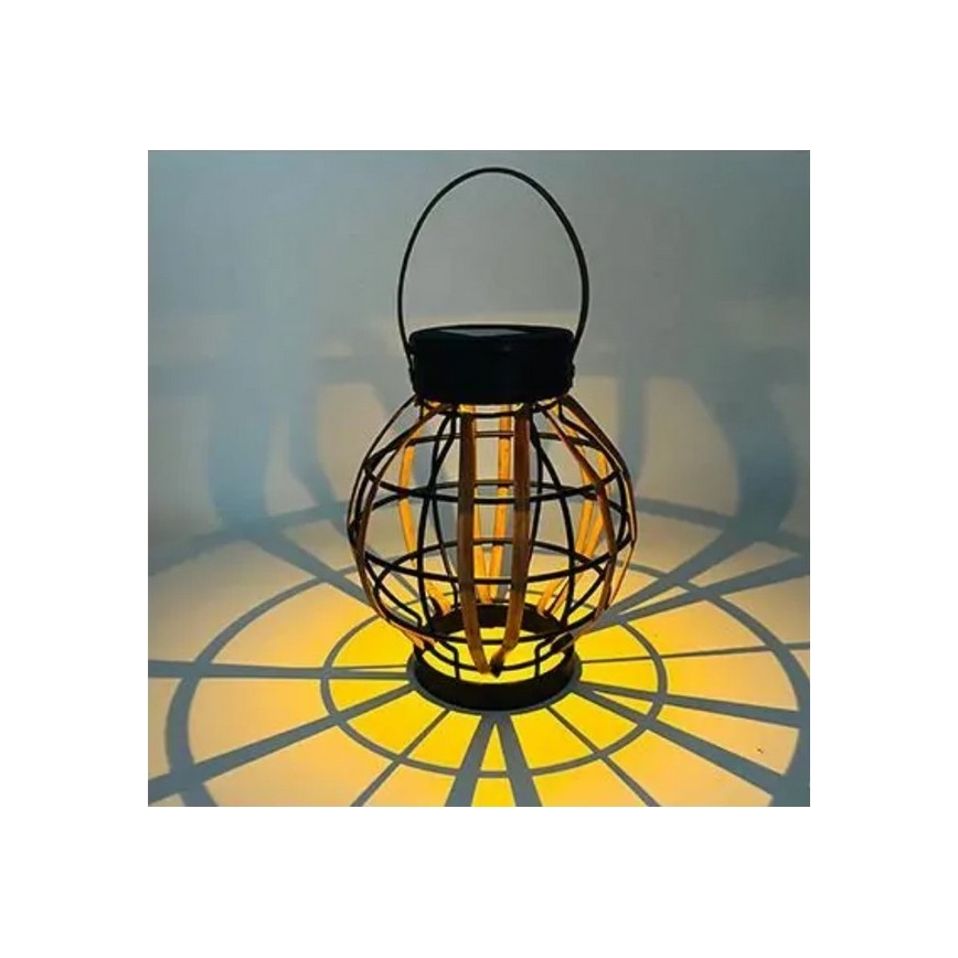 LED Solární závěsné svítidlo LED/0,1W/1,2V pr. 15 cm 600 mAh IP44