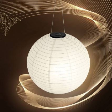 LED Solární závěsné svítidlo ORIGAMI LED/0,08W/1,2V 1xAAA 300mAh pr. 20 cm IP44