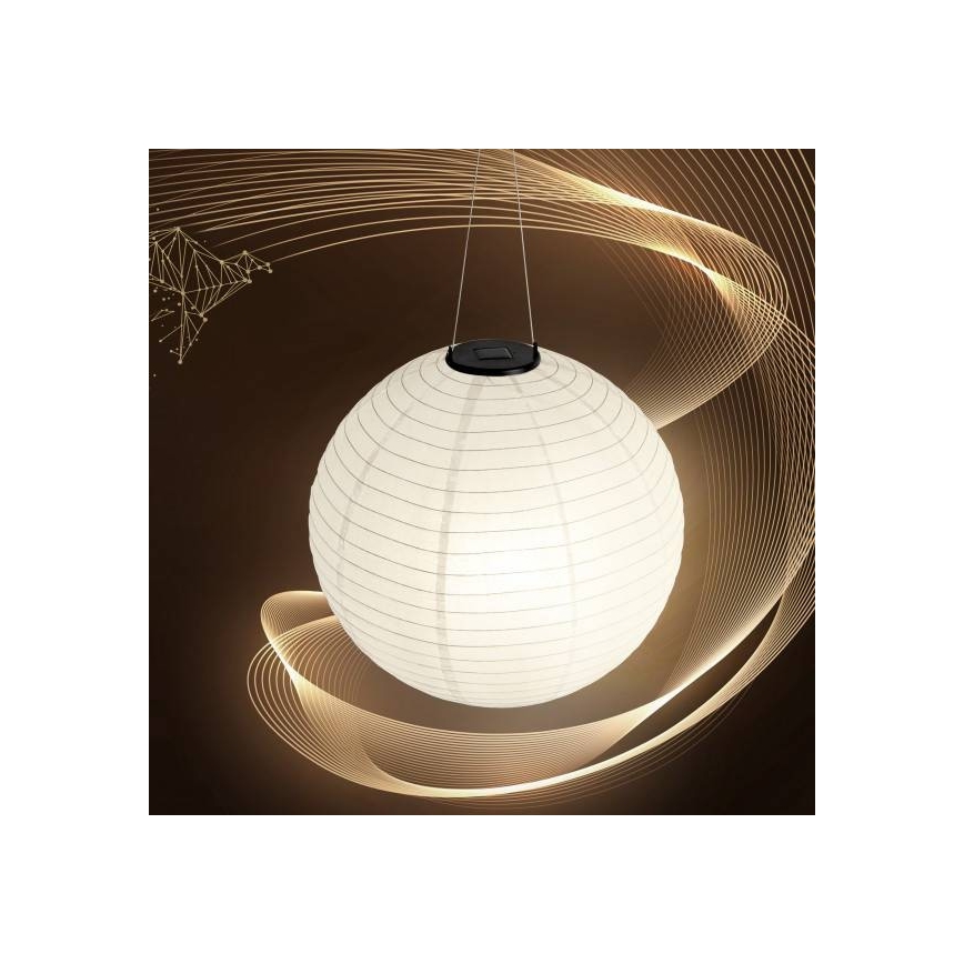 LED Solární závěsné svítidlo ORIGAMI LED/0,08W/1,2V 1xAAA 300mAh pr. 20 cm IP44