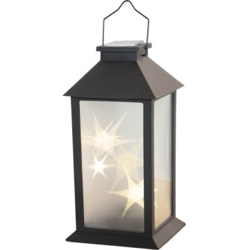 LED Solární závěsné svítidlo se senzorem CANDELIO STAR LED/1xAA 2700K IP44 200 mAh