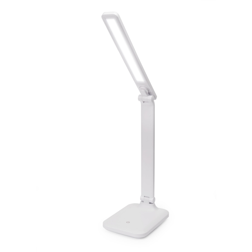 LED Stmívatelná dotyková stolní lampa s bezdrátovým nabíjením a USB portem REMUS LED/5W/230V bílá