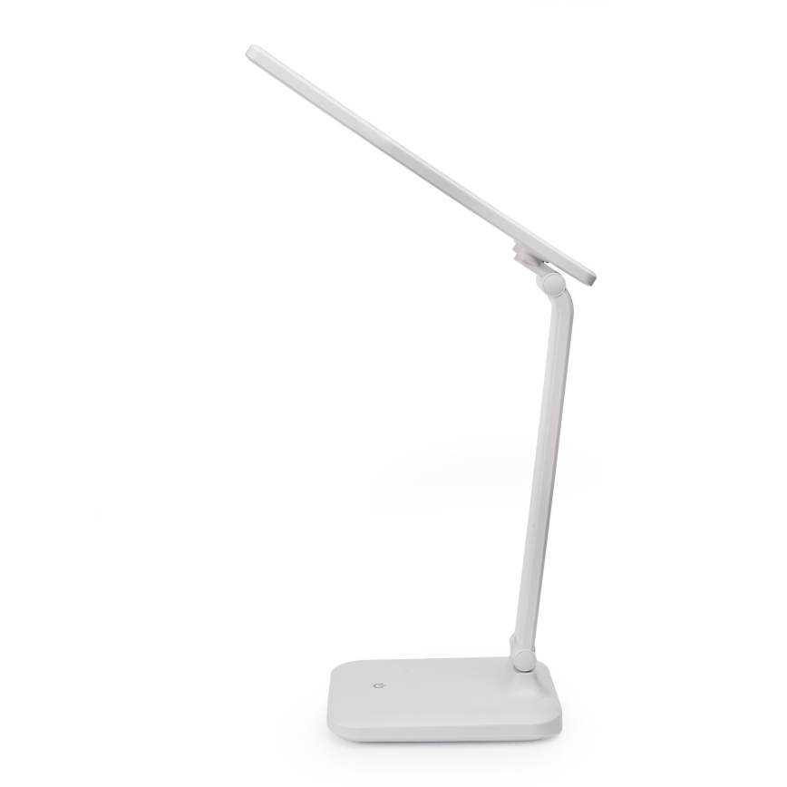 LED Stmívatelná dotyková stolní lampa s bezdrátovým nabíjením a USB portem REMUS LED/5W/230V bílá