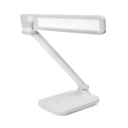 LED Stmívatelná dotyková stolní lampa s bezdrátovým nabíjením a USB portem REMUS LED/5W/230V bílá