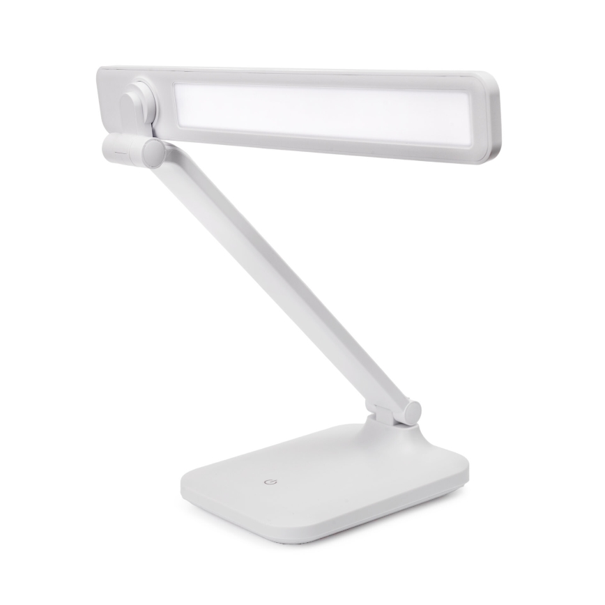 LED Stmívatelná dotyková stolní lampa s bezdrátovým nabíjením a USB portem REMUS LED/5W/230V bílá