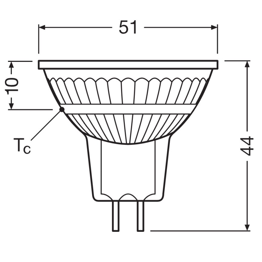 LED Stmívatelná reflektorová žárovka MR16 GU5,3/5,3W/12V 3000K 36° CRI 97 - Ledvance