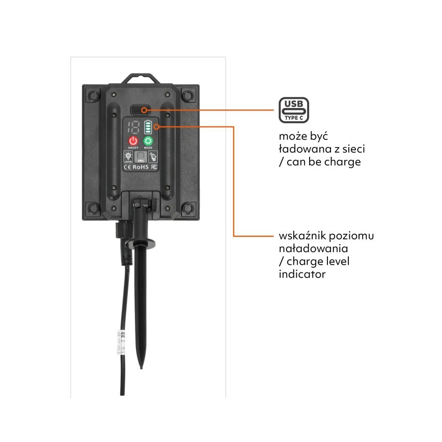 LED Stmívatelný solární dekorační řetěz STARLIGHT NEO 10xE27/3,7V 2700K IP54 1200 mAh 11,5m + dálkové ovládání