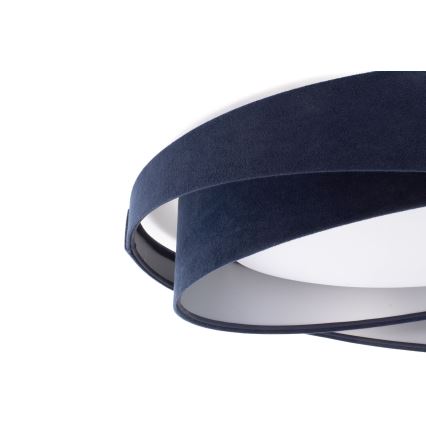 LED Stmívatelné stropní svítidlo SMART GALAXY MODERN LED/24W/230V 3000-6500K pr. 55 cm modrá/stříbrná + dálkové ovládání