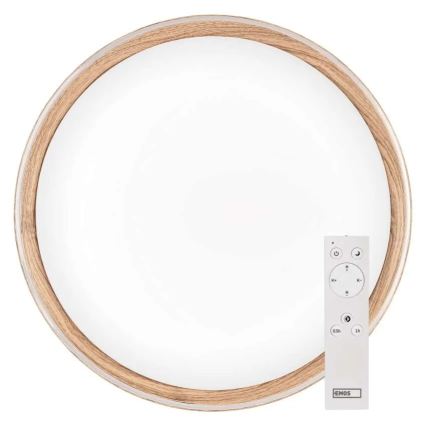 LED Stmívatelné stropní svítidlo ILVI LED/30W/230V 2700-6500K pr. 40 cm béžová + dálkové ovládání