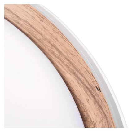 LED Stmívatelné stropní svítidlo ILVI LED/30W/230V 2700-6500K pr. 40 cm bílá/béžová + dálkové ovládání
