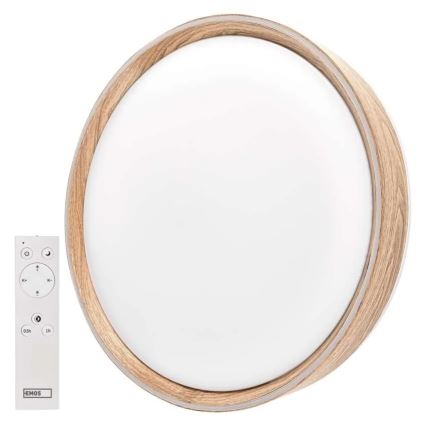 LED Stmívatelné stropní svítidlo ILVI LED/45W/230V 2700-6500K pr. 50 cm béžová + dálkové ovládání