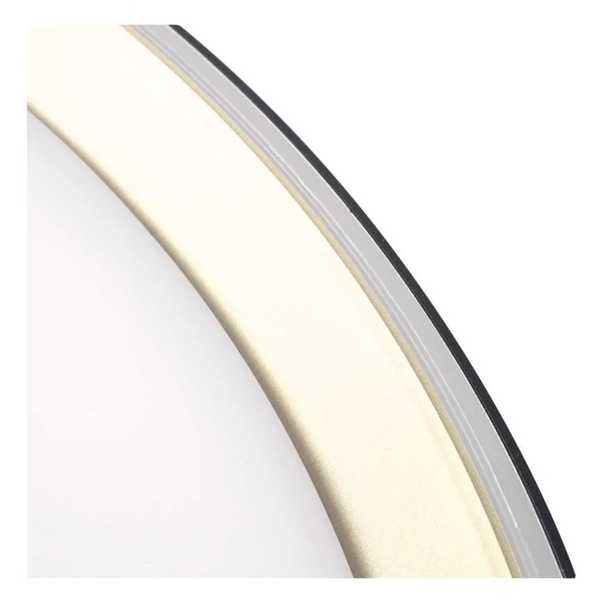 LED Stmívatelné stropní svítidlo ILVI LED/45W/230V 2700-6500K pr. 50 cm černá/mosaz + dálkové ovládání