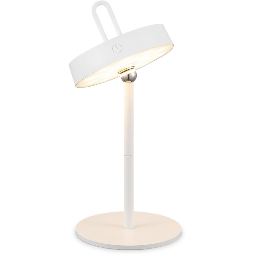 LED Stmívatelná venkovní nabíjecí dotyková stolní lampa GENTLE LED/1,5W/3,7V 3000 mAh IP44 bílá