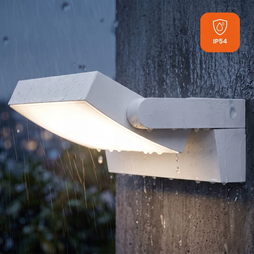 LED Stmívatelné venkovní nástěnné svítidlo LED/12/18/24W/230V 3000/4000/6500K IP54 bílá