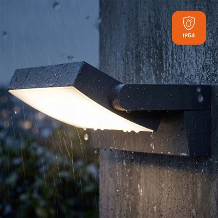 LED Stmívatelné venkovní nástěnné svítidlo LED/12/18/24W/230V 3000/4000/6500K IP54 černá
