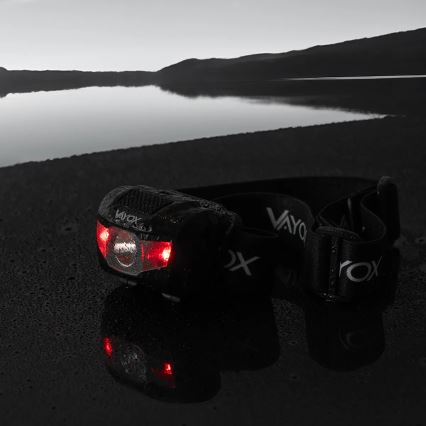 LED Stmívatelná čelovka 3xLED/3xAAA IPX4 100 lm