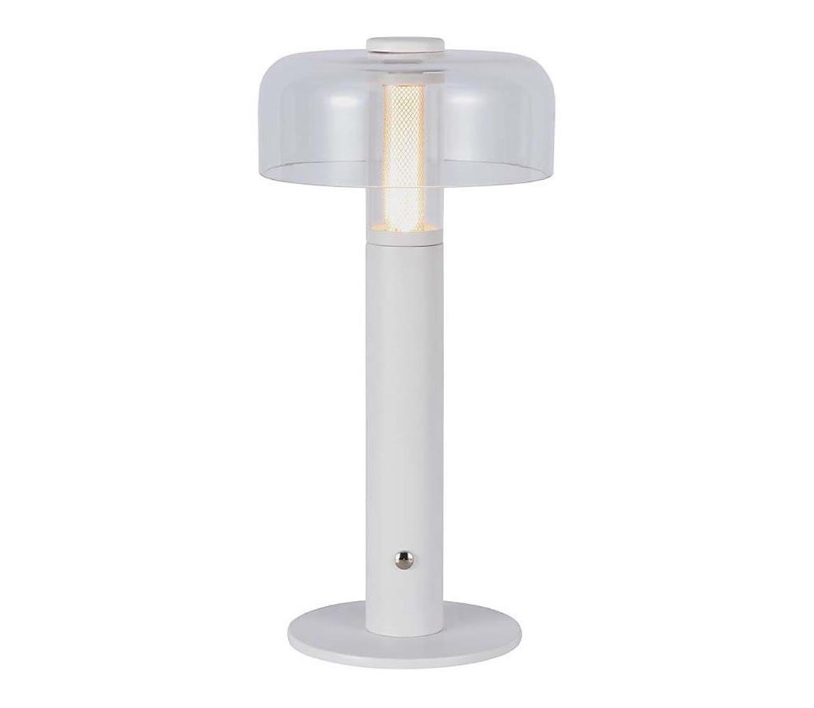 V-Tac LED Stmívatelná dobíjecí stolní lampa LED/1W/5V 3000K 1800 mAh bílá VT1328