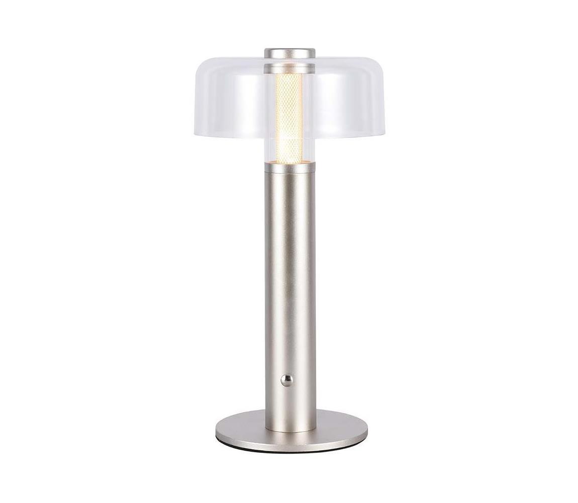 V-Tac LED Stmívatelná dobíjecí stolní lampa LED/1W/5V 3000K 1800 mAh zlatá VT1330