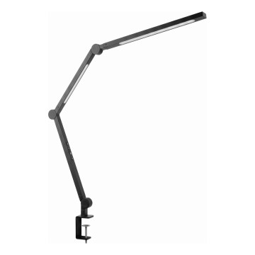 LED Stmívatelná dotyková flexibilní stolní lampa s klipem LED/12W/230V 3000/4000/6000K černá