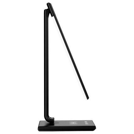 LED Stmívatelná dotyková stolní lampa s bezdrátovým nabíjením MEGGIE LED/8W/230V + USB