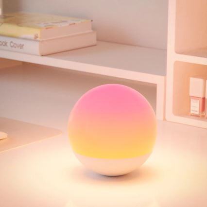LED Stmívatelná dotyková stolní lampa CANDY LED/5V 1200 mAh multicolor
