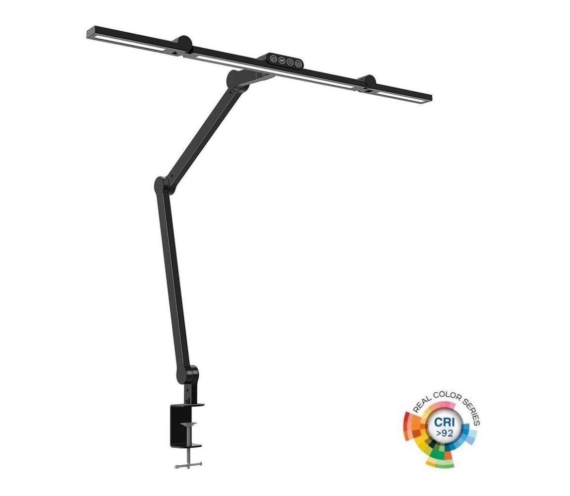 LED Stmívatelná dotyková stolní lampa LED/24W/230V 3000-6500K CRI 92 černá